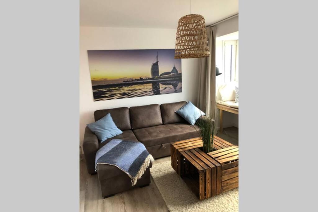 Yachtpanorama Weser Und Yachthafenblick 1 Zi 7Og Bremerhaven Exterior photo